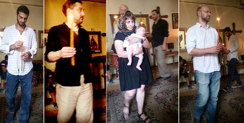 მსახიობმა ვანიკო თარხნიშვილმა მეორე შვილი მონათლა mshoblebi